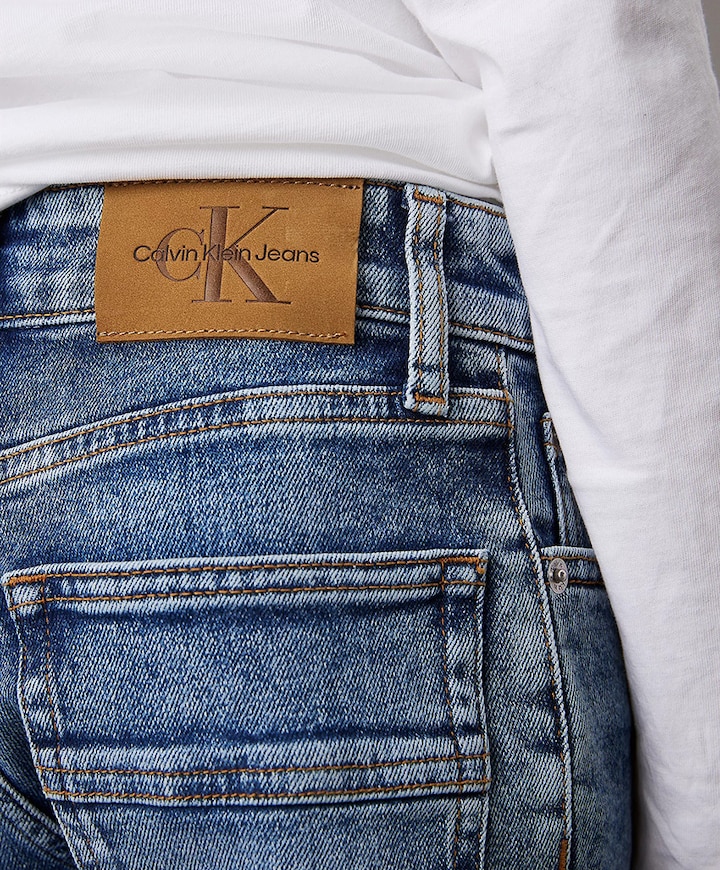 REG STRAIGHT WASH BLUE CF jeans blauw