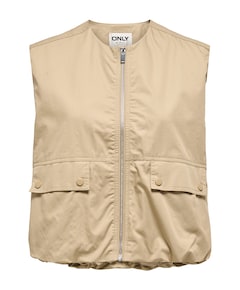 Dames gilet beige