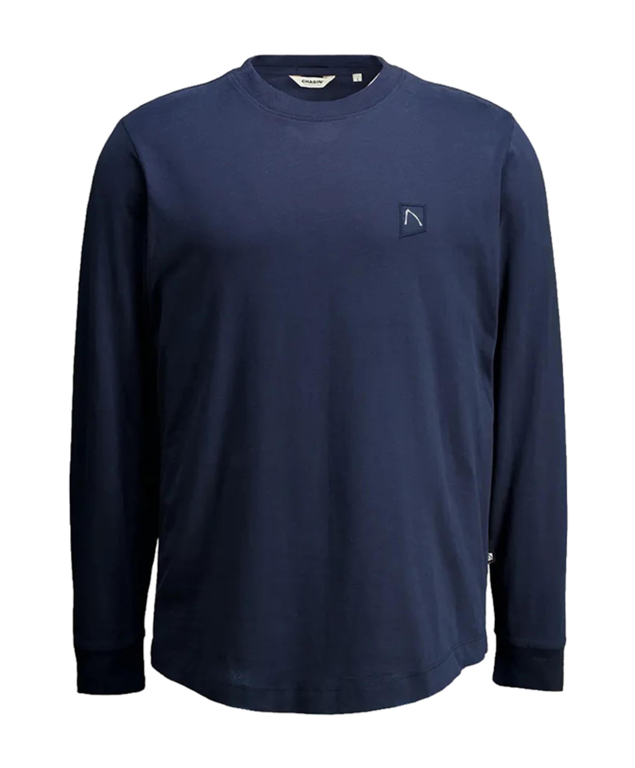 Heren longsleeve blauw