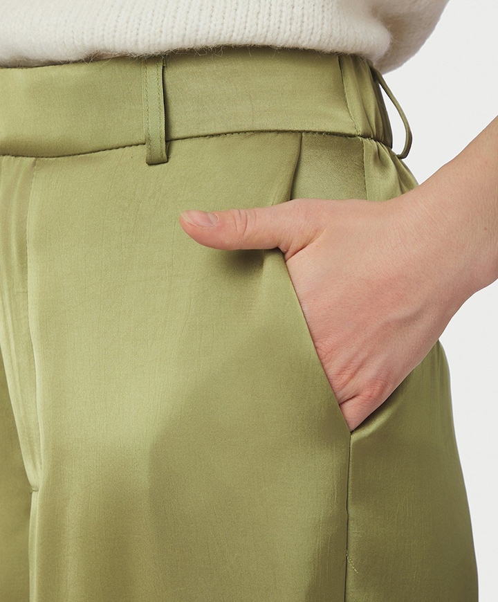 Emmett Heavy Sateen Pants dames broek groen