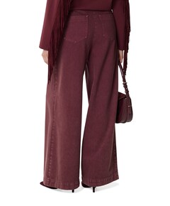 Theowide dames broek bordeaux