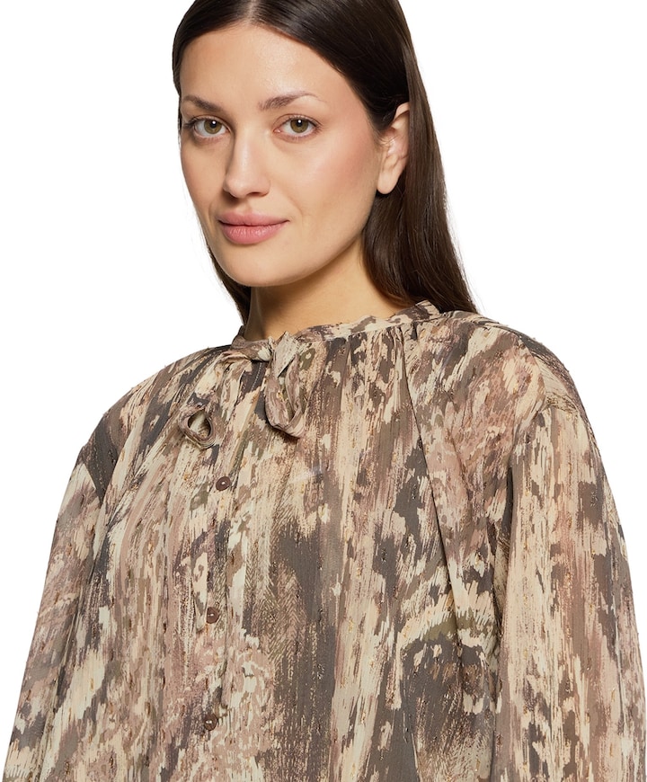 Dames blouse beige