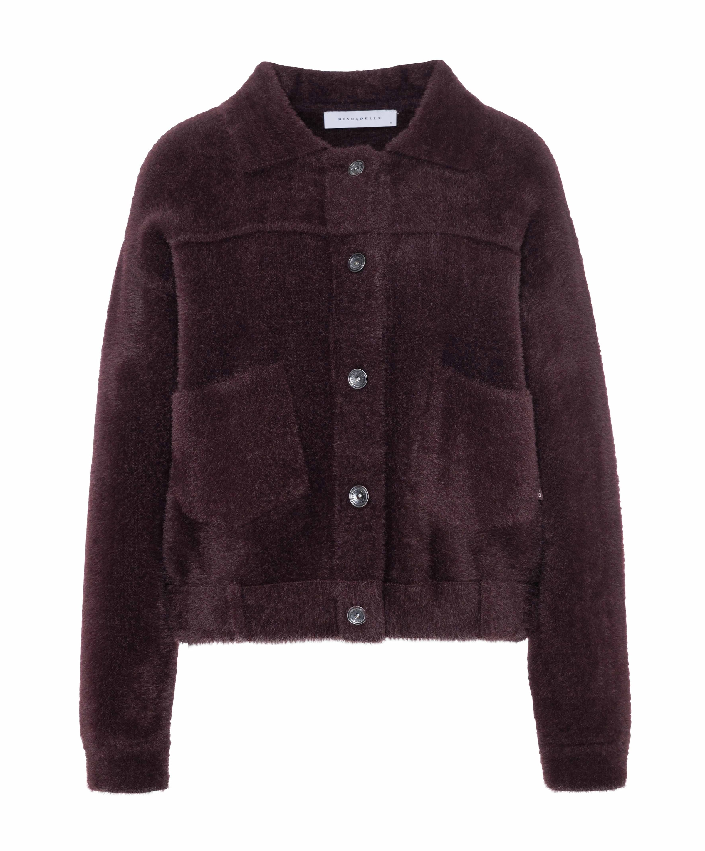 Dames vest bordeaux