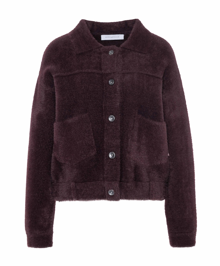 Dames vest bordeaux