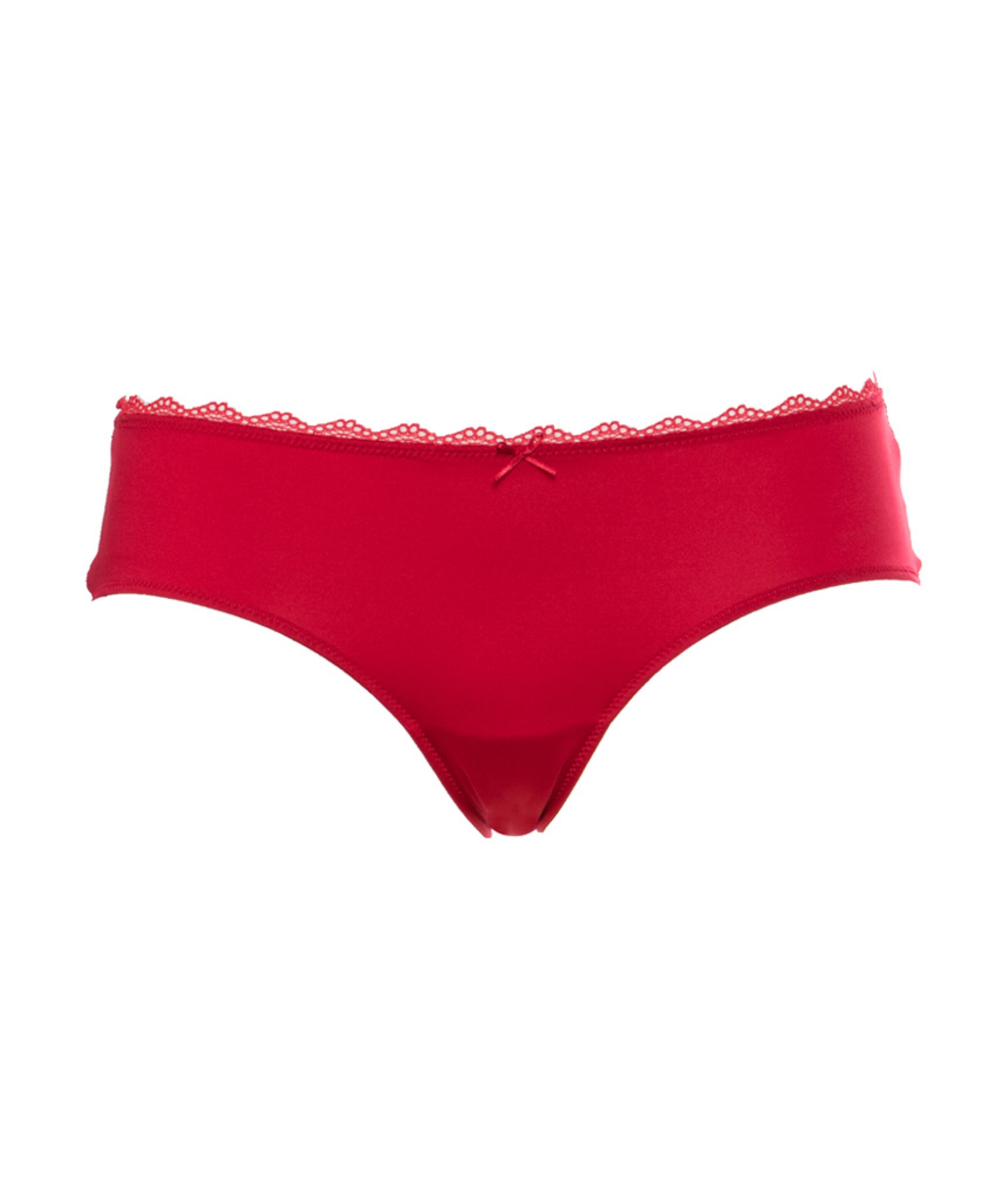Dames short rood