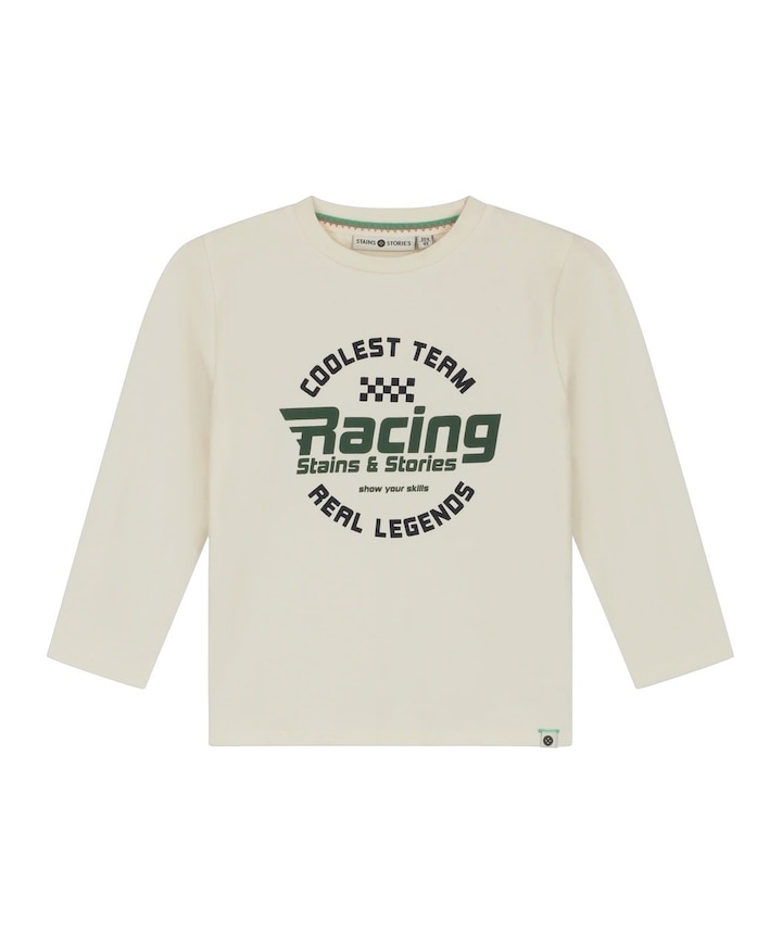 Jongens longsleeve beige