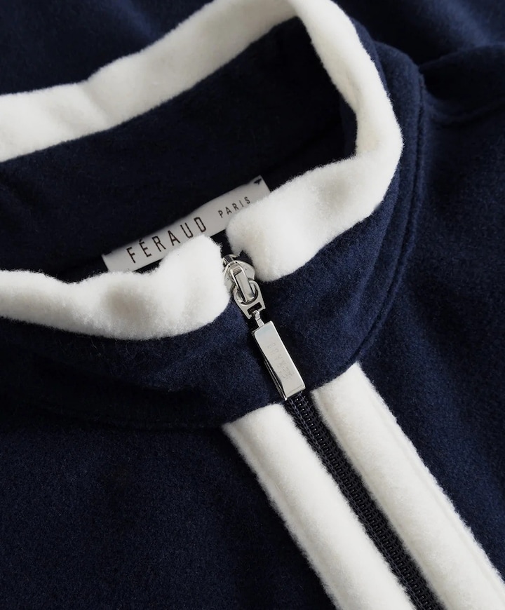 Dames ochtendjas blauw