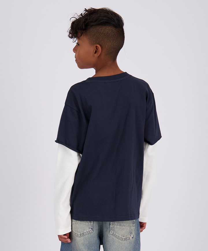 Jongens longsleeve blauw
