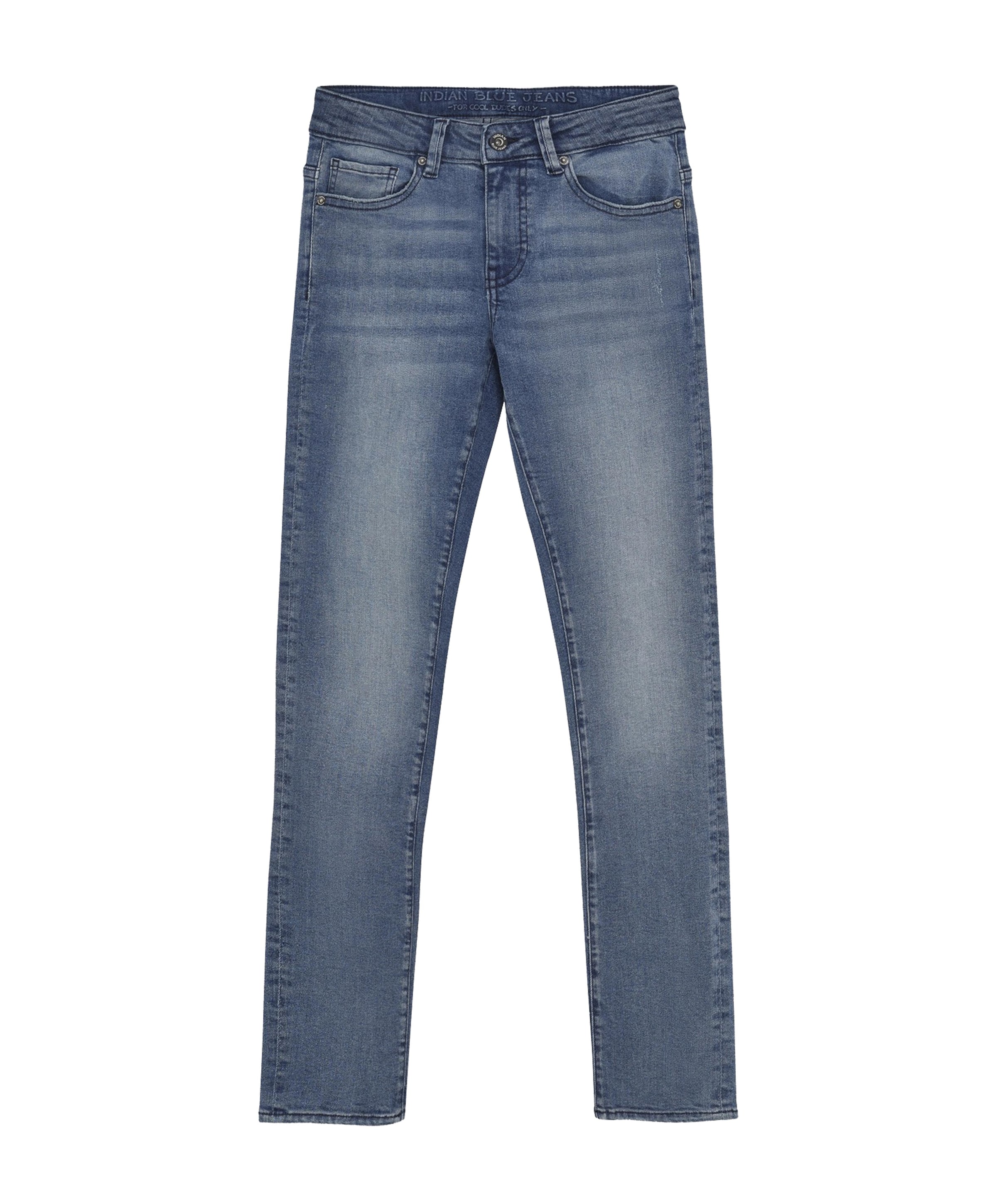 2689 Straight Fit Used jeans blauw