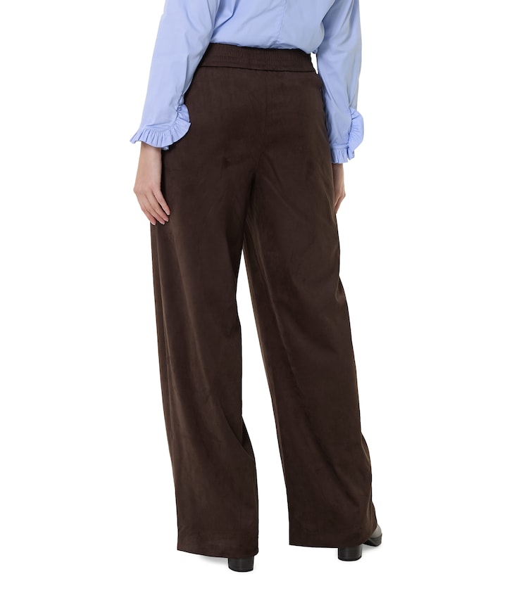 Mara_Wide_Leg_369 dames broek bruin