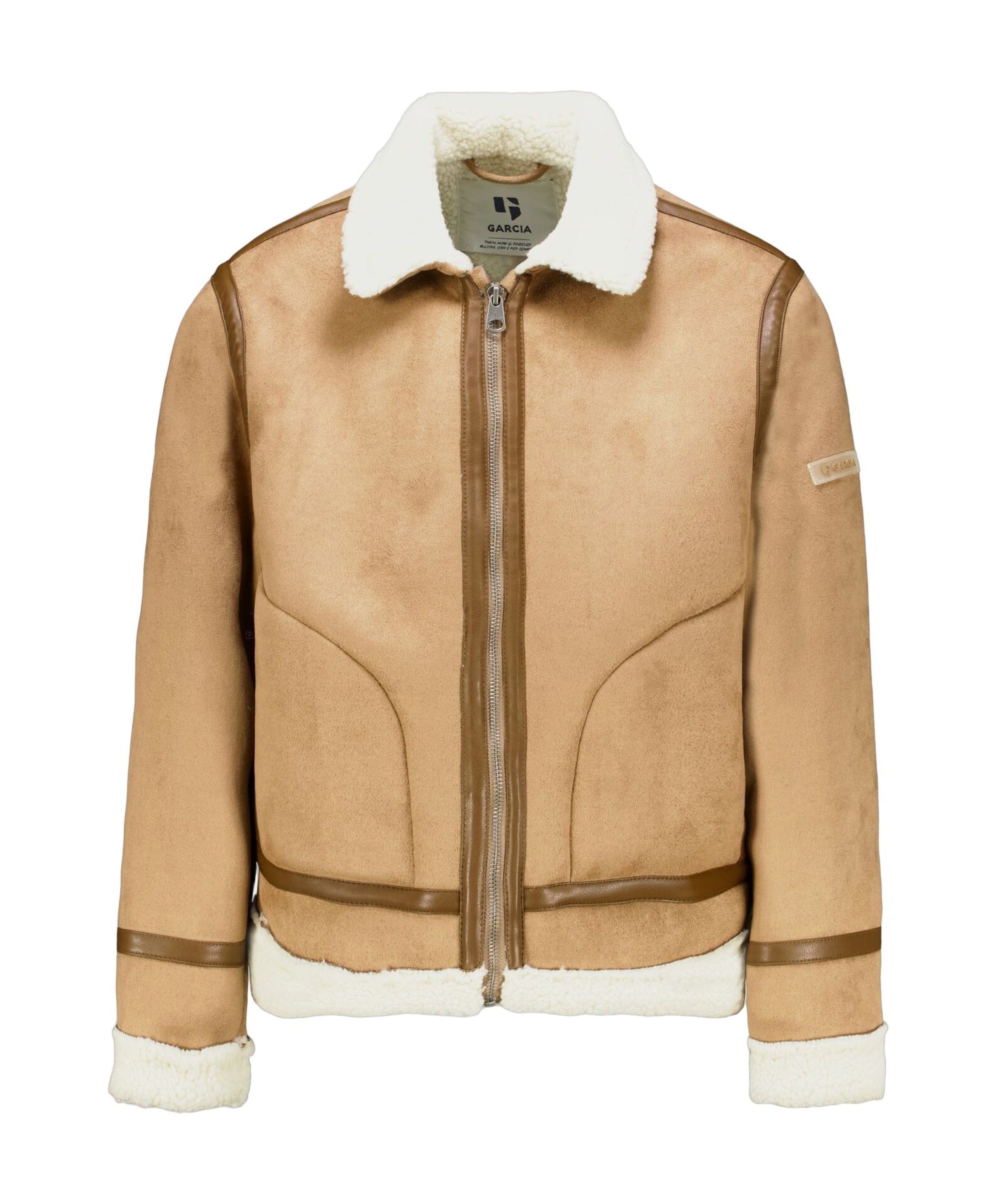 Meisjes jas beige