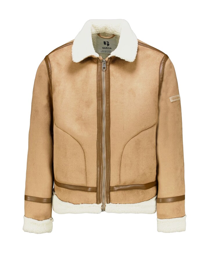 Meisjes jas beige
