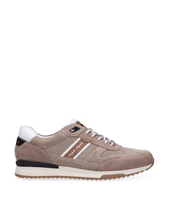 Filmon leather heren sneakers beige