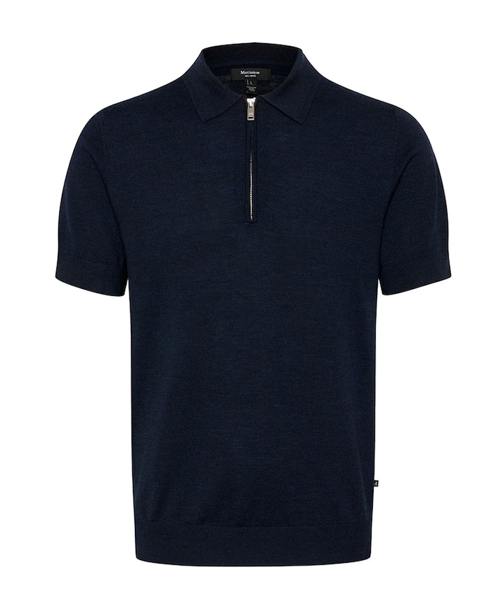 Heren polo blauw