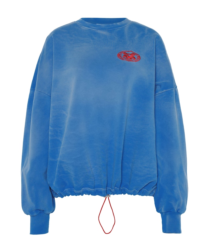 Dames sweater blauw