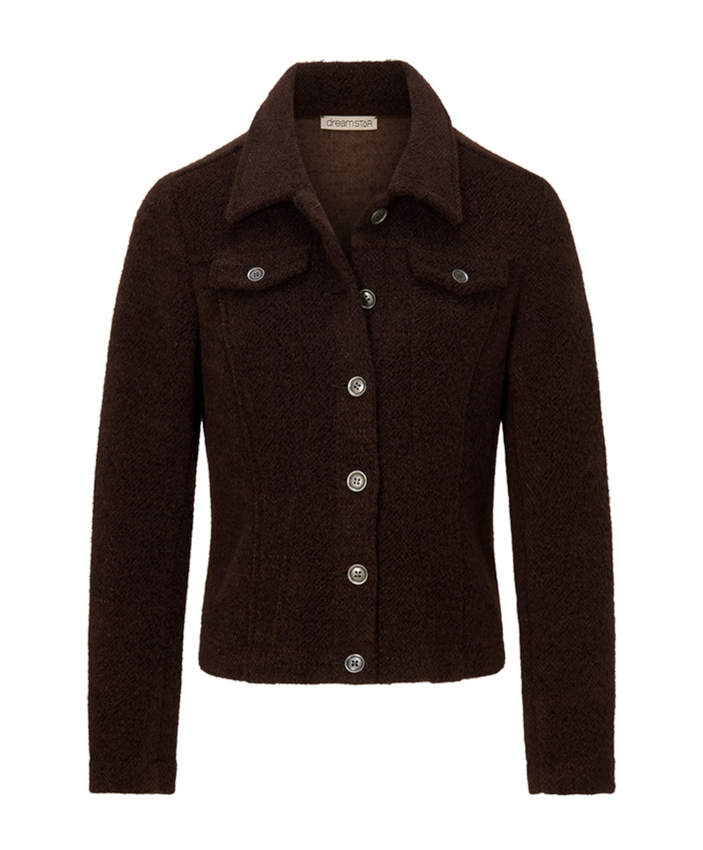 Dames jas bruin