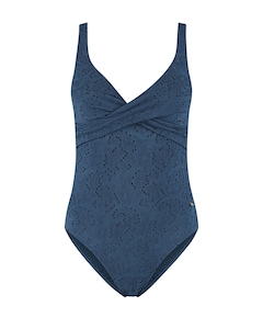 Dames badpak blauw