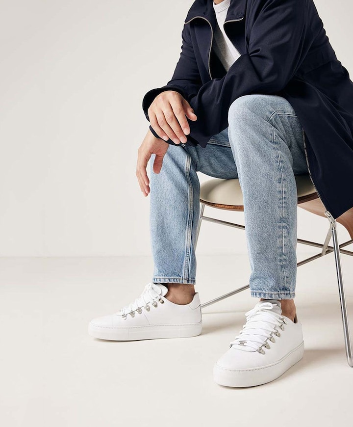 Jagger Classic  heren sneakers wit