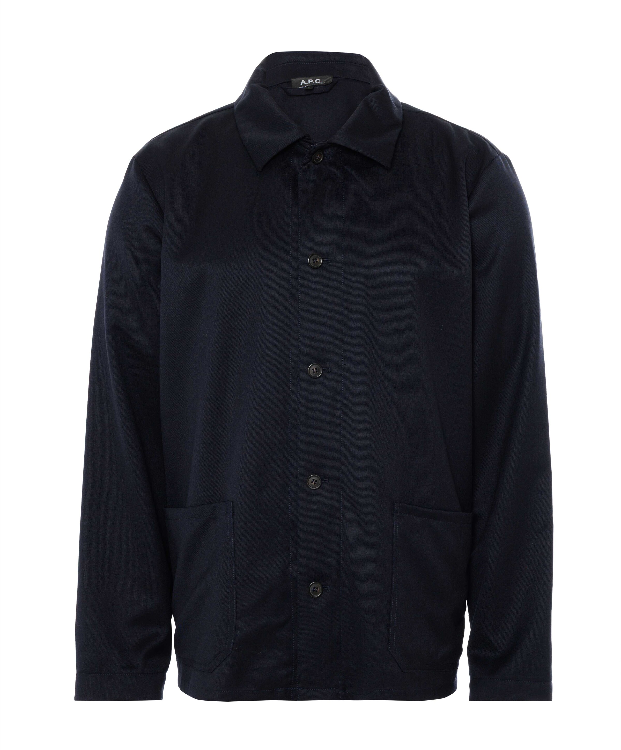Heren overshirt blauw