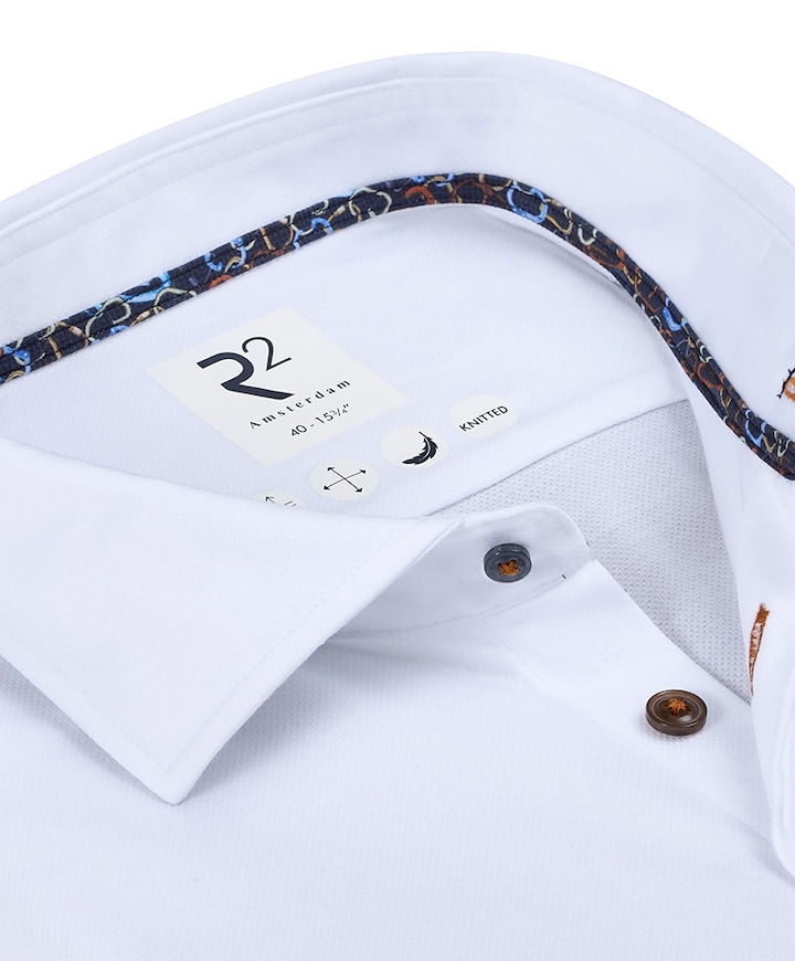 Overhemd lange mouw wit