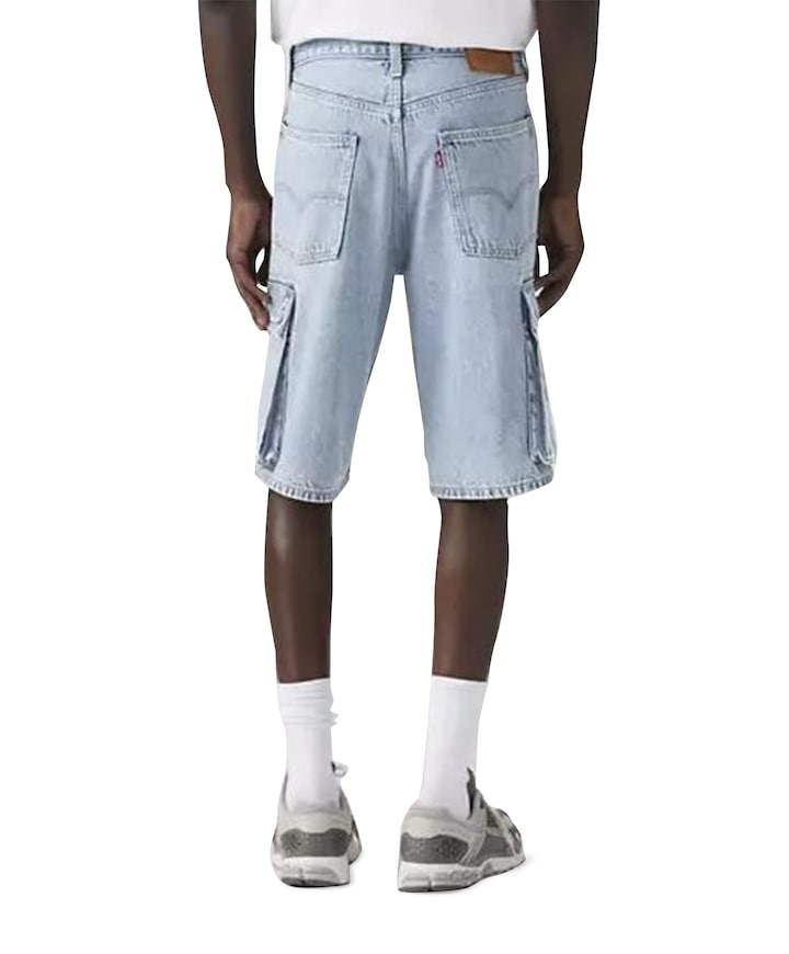 478 Baggy cargo shorts blauw
