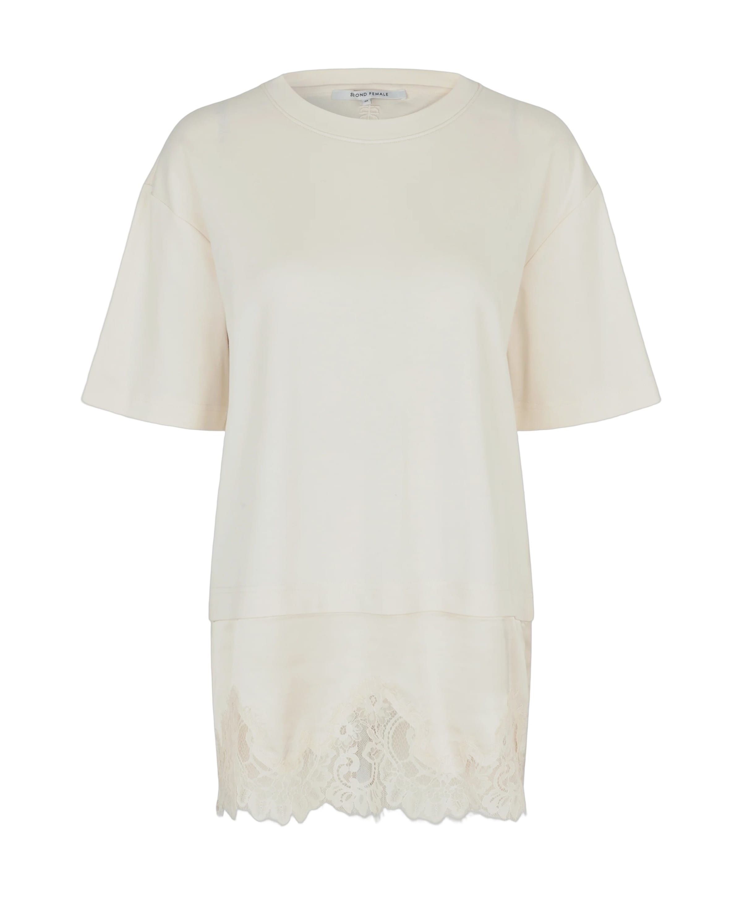 Dames T-shirt ecru