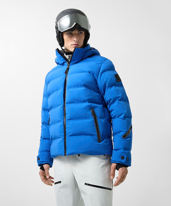 Heren ski-jas blauw