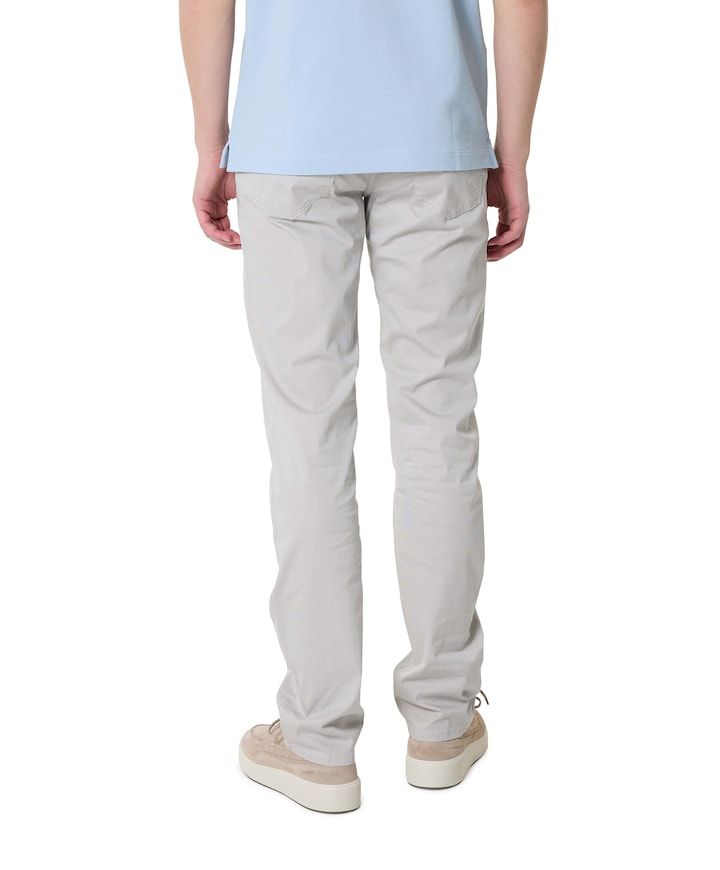 5-Pocket Modern Fit heren broek grijs