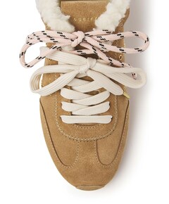 Billy Lou Fur dames sneakers beige