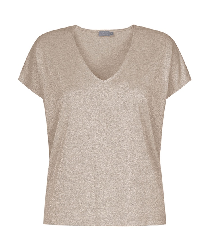 Dames top beige