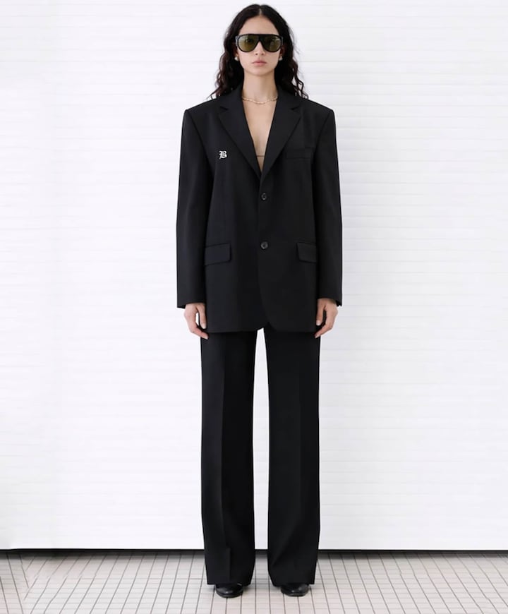 Dames blazer zwart