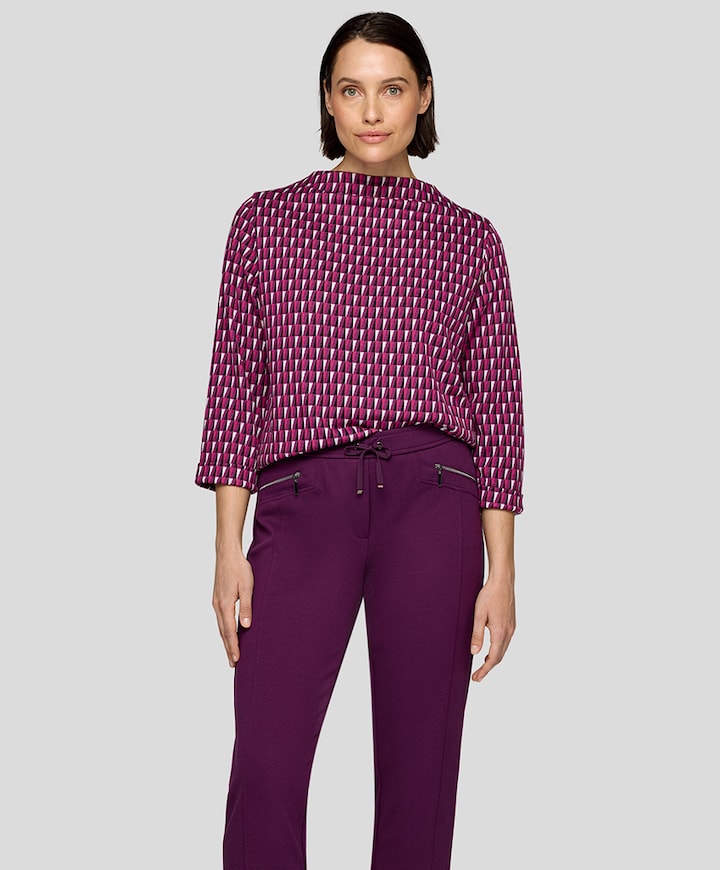 Dames longsleeve paars