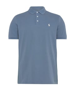 Heren polo blauw