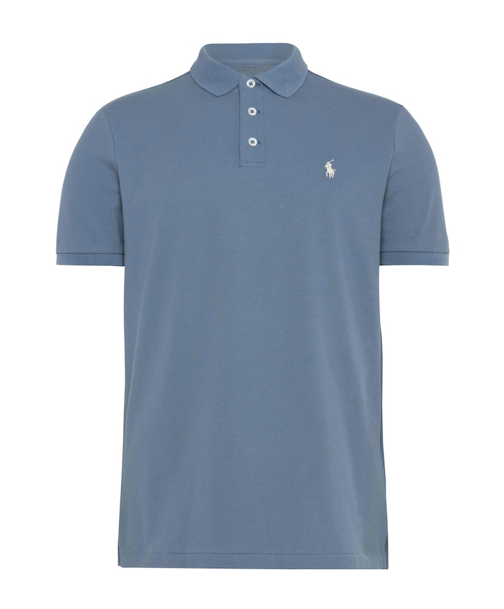 Heren polo blauw