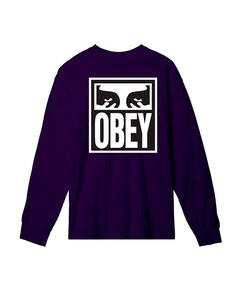 Heren longsleeve paars