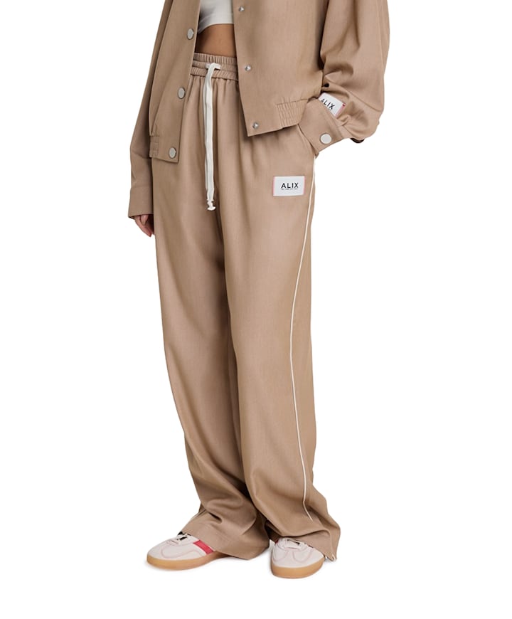 2 TONE PANTS dames broek beige