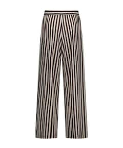 Grace stripe dames broek zwart