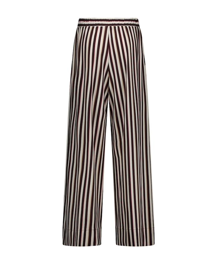 Grace stripe dames broek zwart