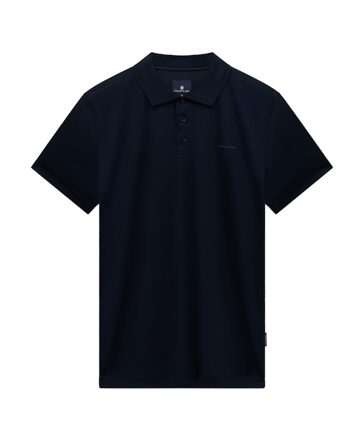 Heren polo blauw