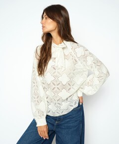 Dames blouse ecru