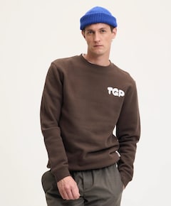 Heren sweater bruin