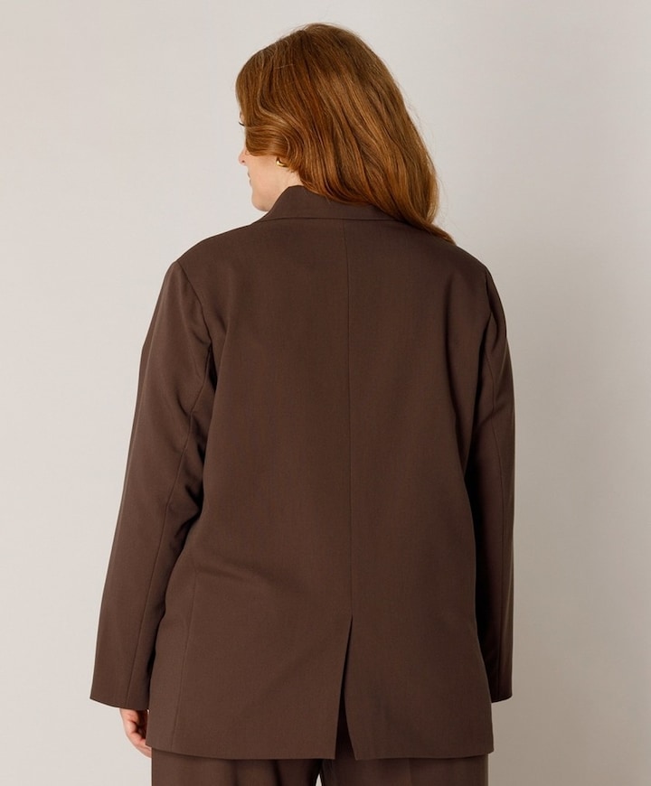 Dames blazer bruin