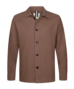 Heren overshirt bruin