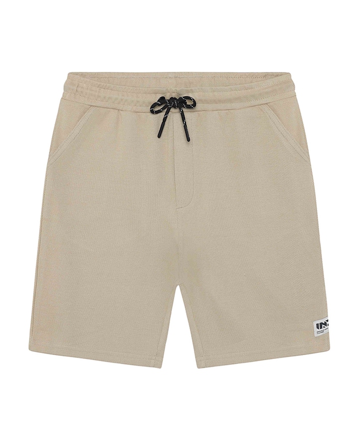 Loose Jog Structure jongens korte broek beige