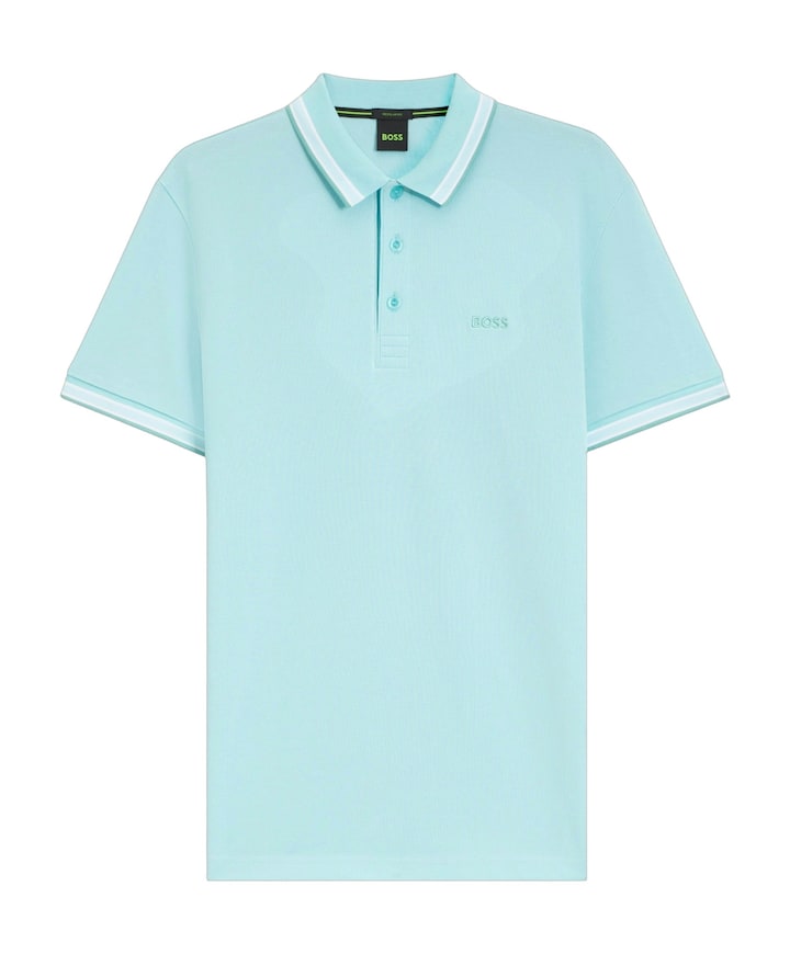 Heren polo blauw