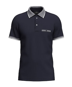 Heren polo blauw