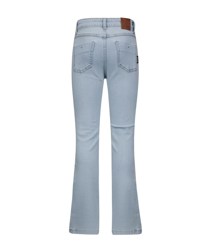 Mikkie Flare meisjes jeans blauw