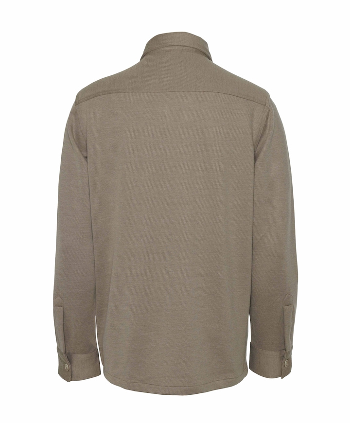 Heren overshirt beige