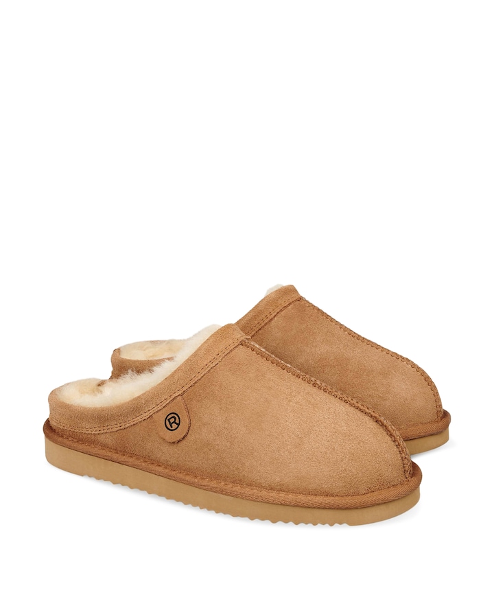 dames pantoffels bruin