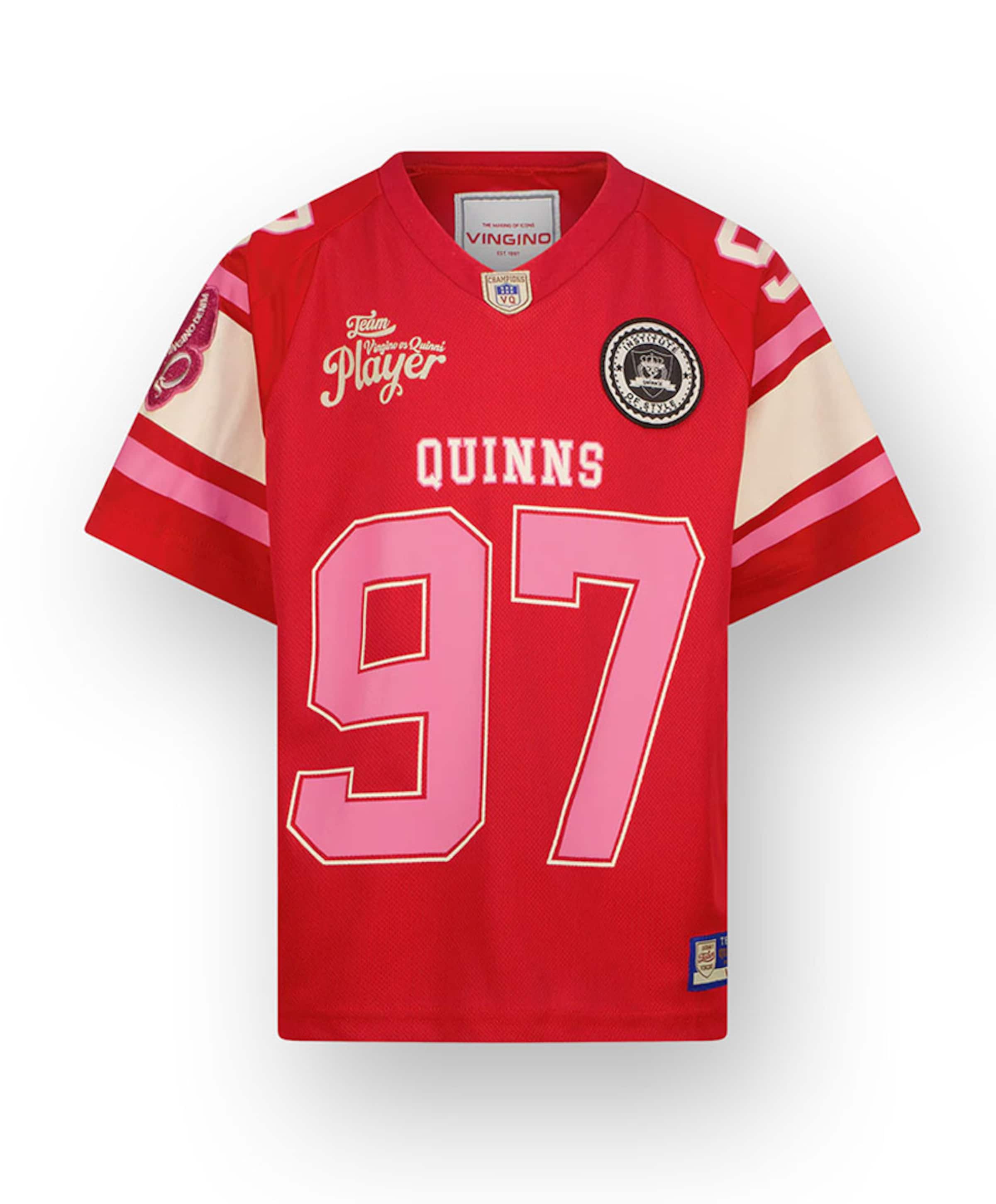 Uniseks T-shirt rood